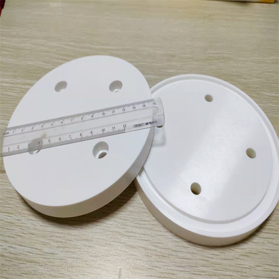 Superfície lisa da placa cerâmica da zircônia da aspereza 0.005mm com furos